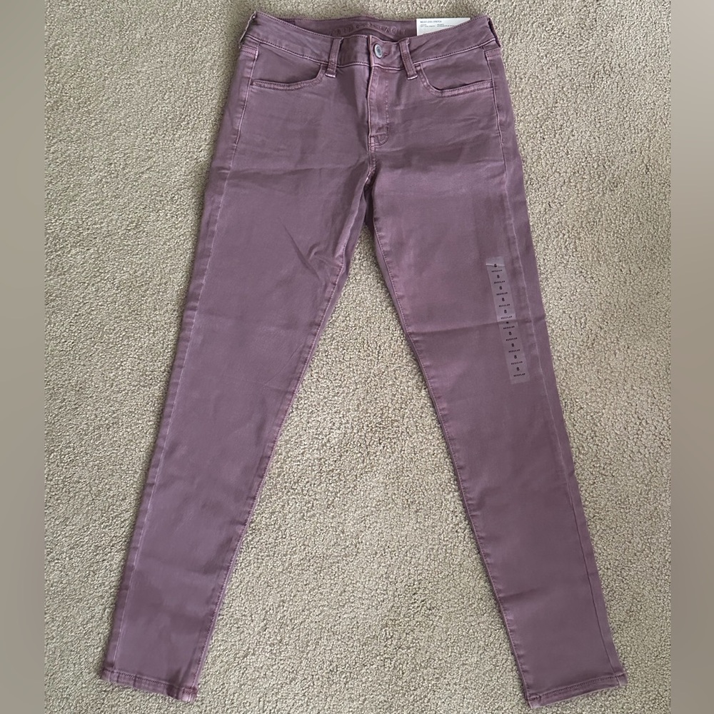 American Eagle pink Next Level Stretch 8 Standard